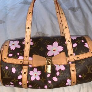 Louis Vuitton Papillon Cherry Blossom Satchel